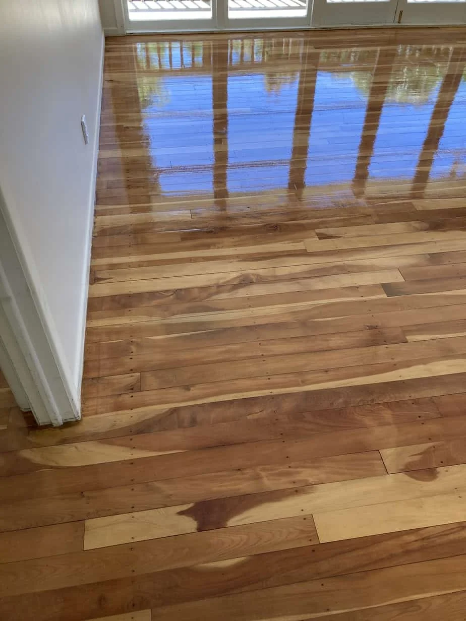 Floor sanding work