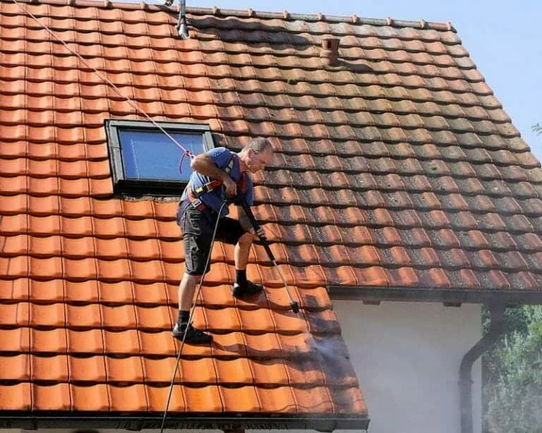 Exterior house washing
